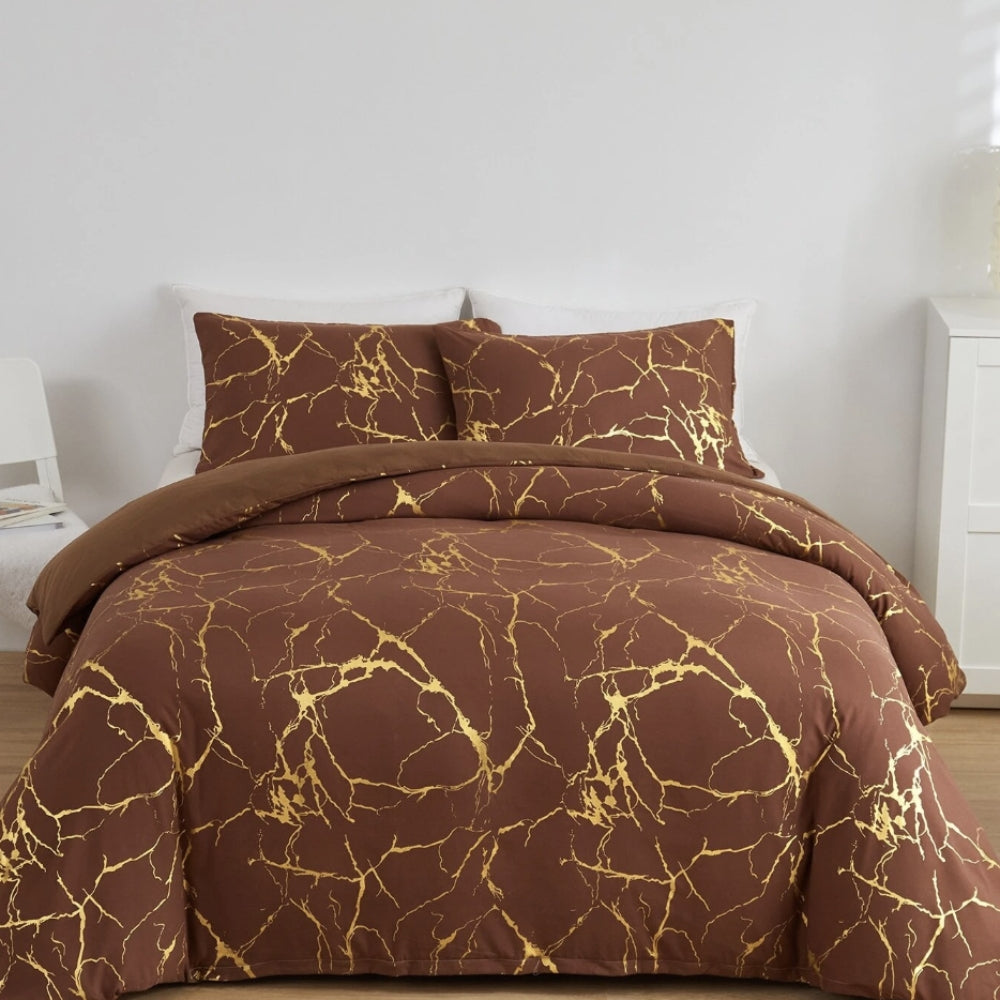 Marble Pattern Duvet Cover Set