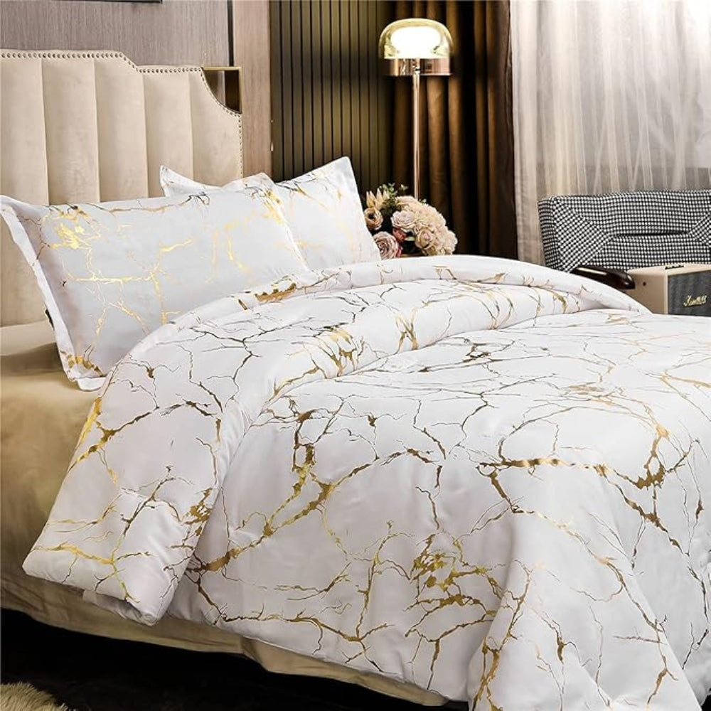 Marble Pattern Duvet Cover Set