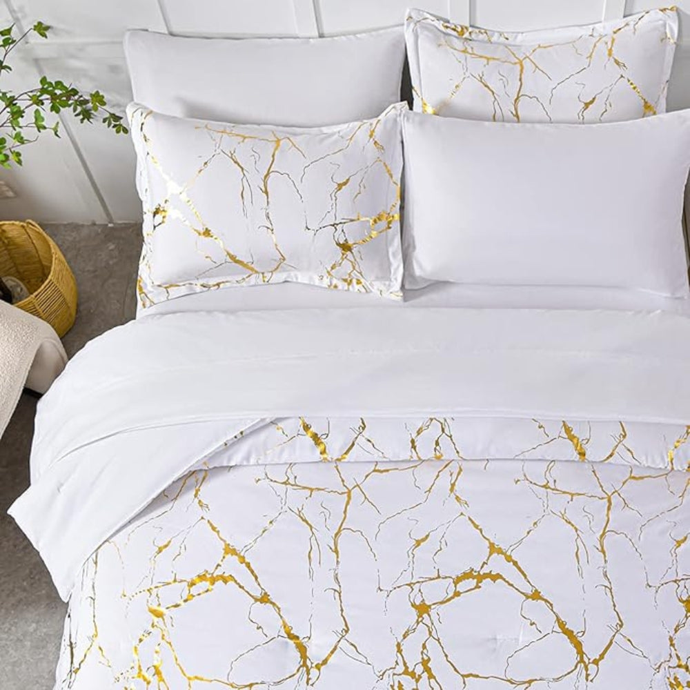 Marble Pattern Duvet Cover Set