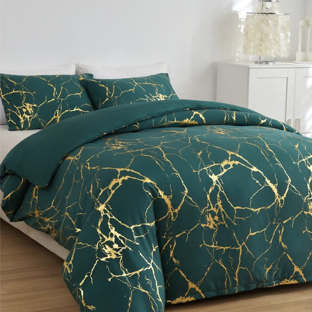 Marble Pattern Duvet Cover Set
