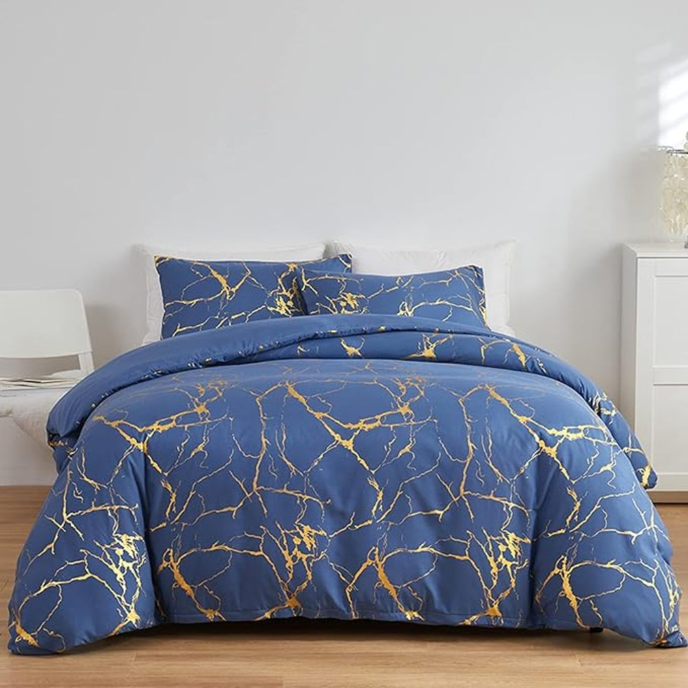Marble Pattern Duvet Cover Set